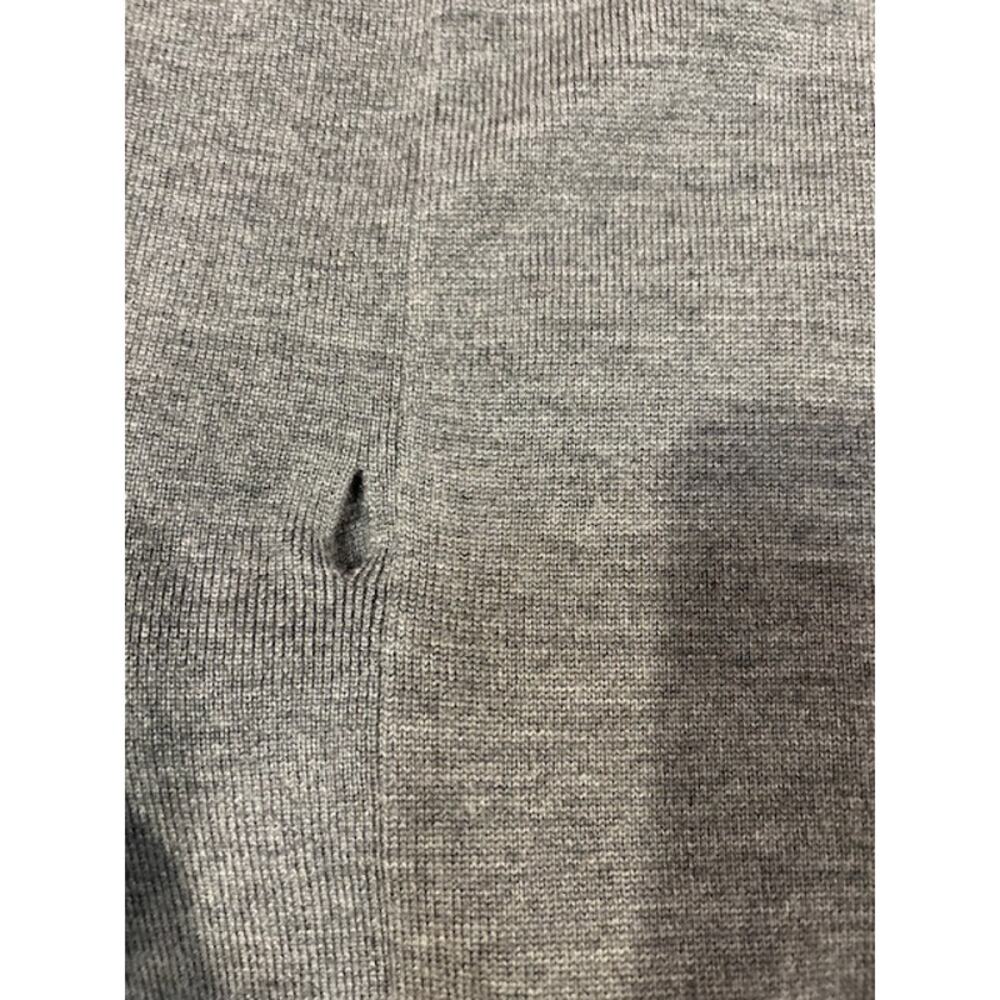 TALBOTS Heather Gray 100% Merino Wool Longline Sweater Duster Small Petite SP - Picture 8 of 11